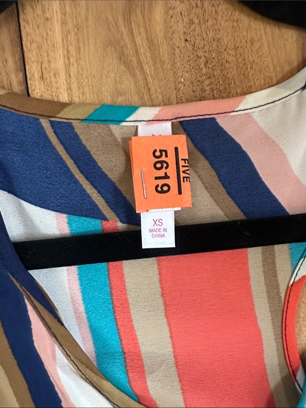 Colorful Striped High-Low Maxi Dress - Multi - Picture 3 of 4